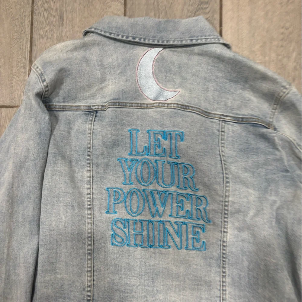 Disney Rapunzel Denim Jacket Tangled Size 1X - Picture 5 of 12